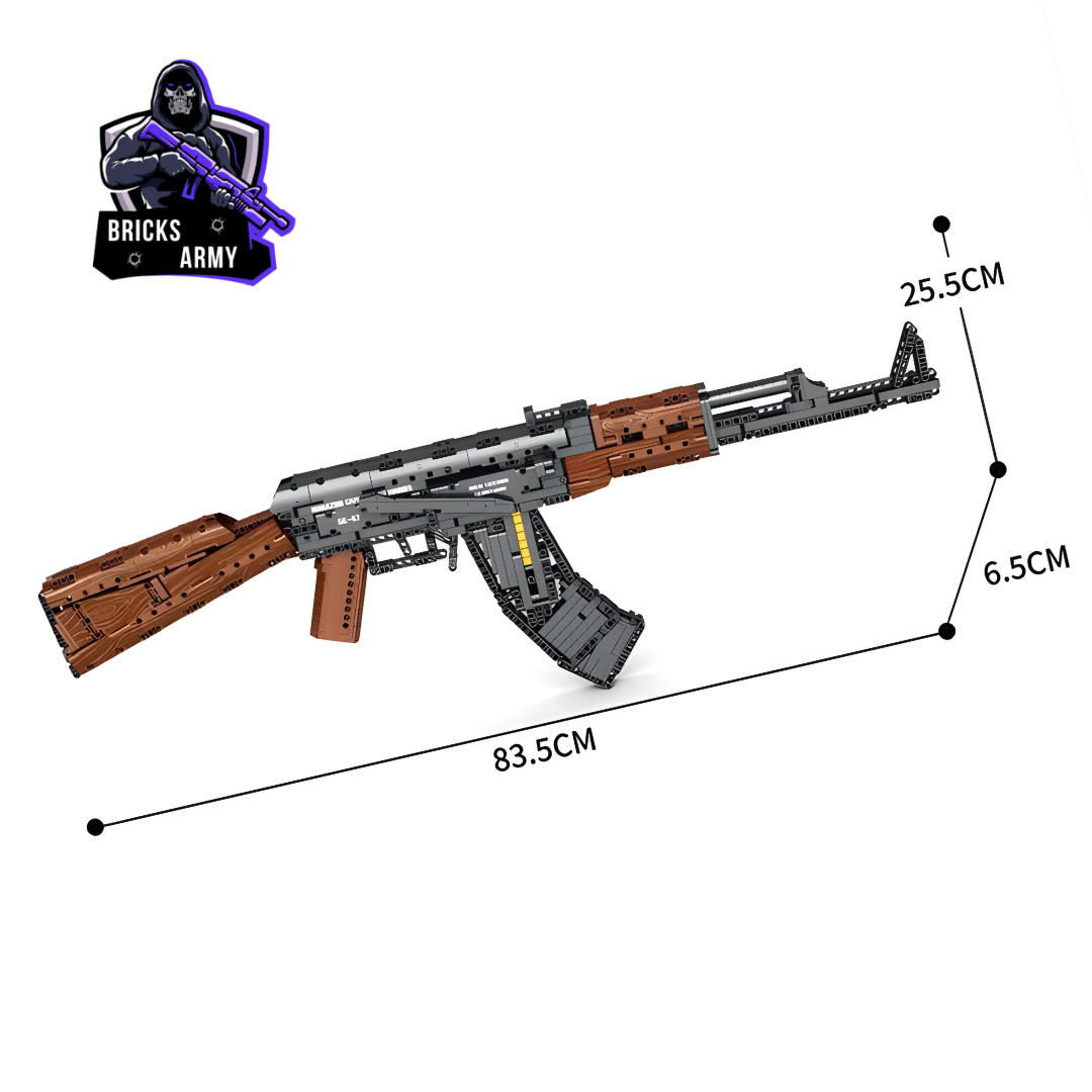 SteelPhantom™ Tactical Rifle- Buildable Brick-Style Blaster