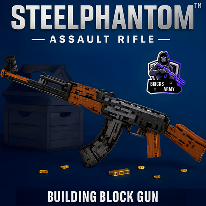 SteelPhantom™ Tactical Rifle- Buildable Brick-Style Blaster